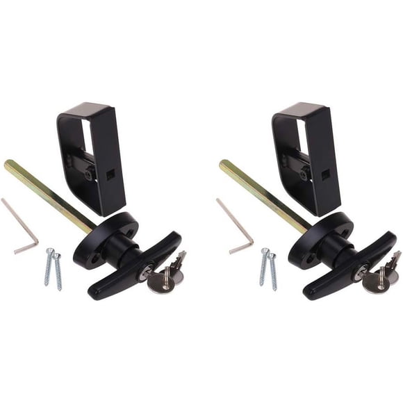 ½L Handle Lock .Handle with Lock Keyed Alike Garage Door l Shed Door Latch Door Hardware Shed Locking /L kit