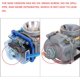 thumbnail image 5 of Carburador Pwk 34MM Universal Motocicleta Power Jet Carburador Reemplazo para 125cc a 250cc Motor Dirt Pit Bike Motocross Moto Scooter ATV Quad Pwk 34MM Carb Kuyhfg Sin marca, 5 of 5
