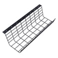 thumbnail image 3 of SHAR Under Desk Cable Organizer Multifunction Black Coating Cable Management Tray for Home Office Desk, 3 of 10