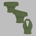 thumbnail image 3 of Stylish Multifunction Sleeveless Tank Top for Women with Pockets Breathable Casual Wear Knit BlendGreenM, 3 of 3