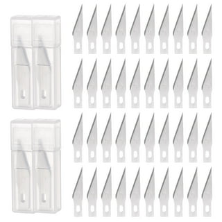 30 Pc Replacement Utility Knife Blades Steel Razor Refills