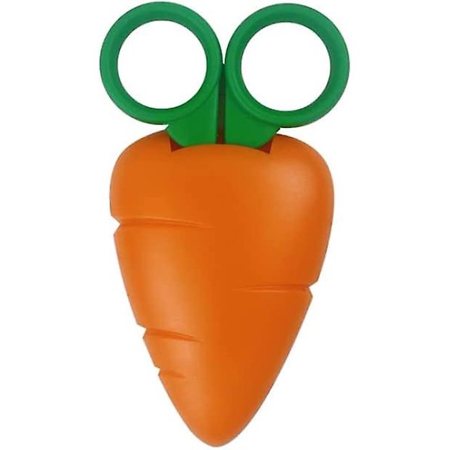 Tijeras de frutas bonitas de dibujos animados para niños, pegatinas de corazón para niña, papelería, tijeras de corte de papel de seguridad, 5 uds. LingWen 8390611447434