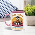 thumbnail image 2 of I Like Fishing, and my Schnauzer, and Maybe 3 People. Happy Father's Day 11oz Accent Two-tone Mug Miniature Schnauzer Dog Lover Coffee Tea Cup - 00004, 2 of 5