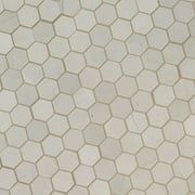 MSI Sande Ivory 12 In. X 12 In. Hexagon Mosaic Matte Tile