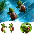 thumbnail image 1 of 2 Piece Flowerpot Turtle Flowerpot Crawling Turtle Flowerpot Hanging Cute Flowerpot, 1 of 9