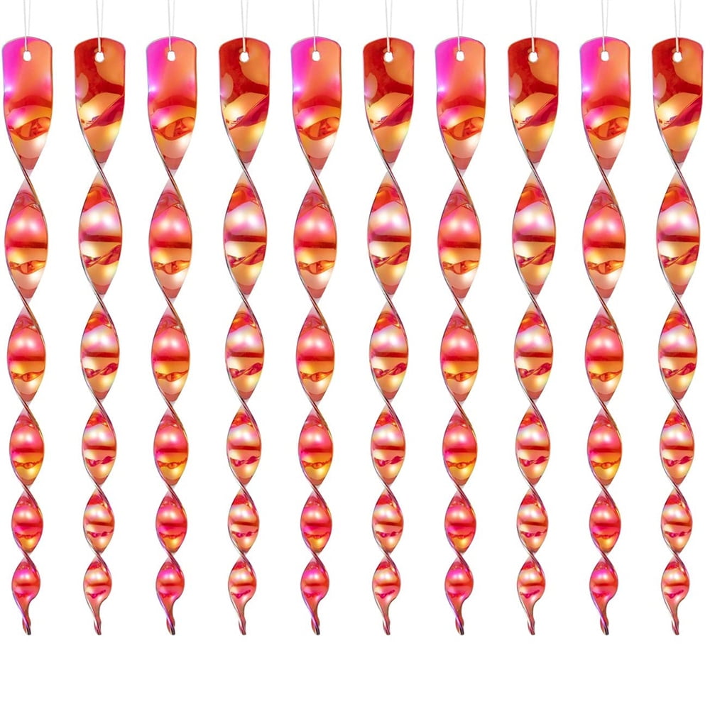 NOGIS Bird Deterrent Scarer Rods Reflective Bird Repellent Device