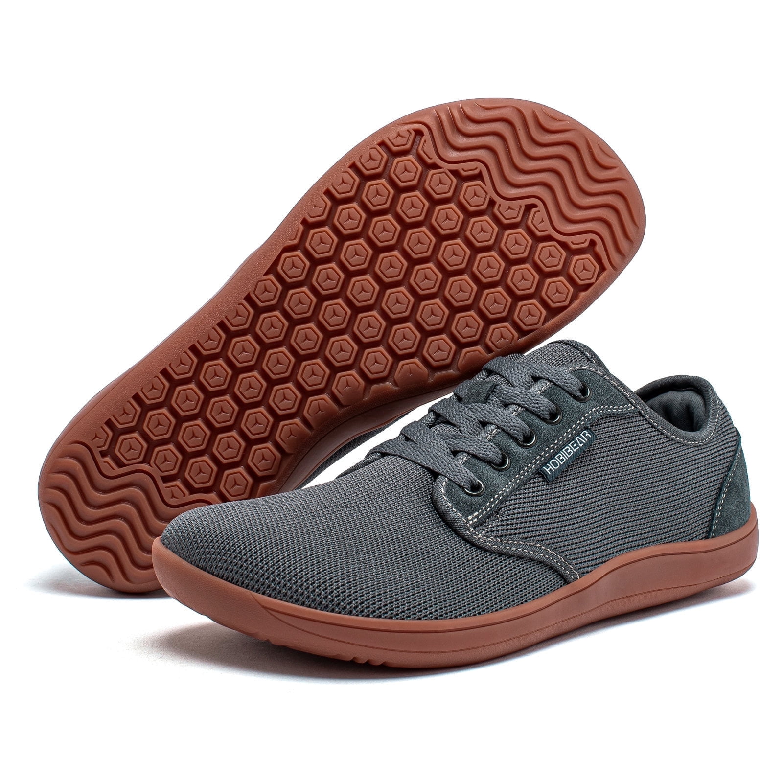 HOBIBEAR Mens Womens Wide Width Barefoot Shoes Unisex Outdoor Zero Drop Running Minimalist Walking Shoes Lightweight Breathable