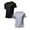 Grey 1PCS & Black 1PCS, variant on Mens Athletic Running Shirts Short Sleeve Workout T-Shirts Quick Drying Lightweight Running Tee Gym Sports Shirts