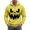 Yellow, variant on Halloween Hoodies for Men Long Sleeve Casual Funny Pumpkin Face Graphic Hoodie Waffle Pullover Sweatshirt