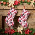thumbnail image 6 of Lsque Makeup Pattern 18 Inch Christmas Stockings, Festive Holiday Stocking for Christmas Decorations Holiday Decor, 6 of 8