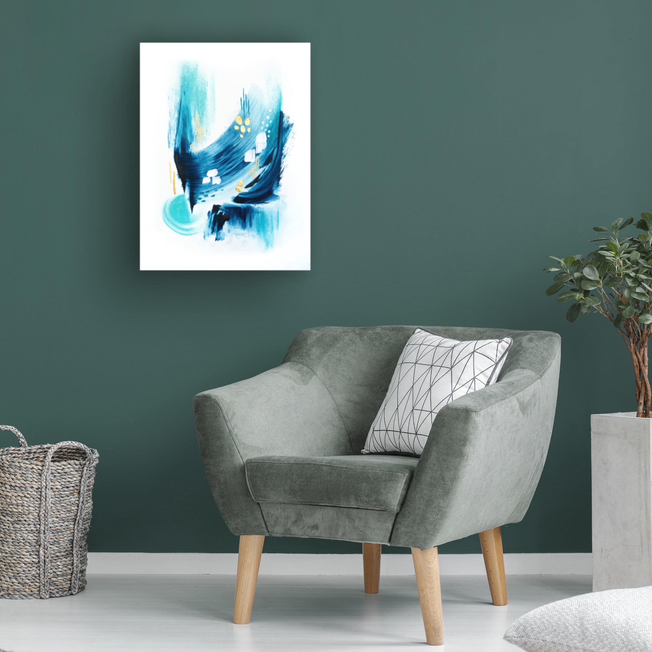 Trademark Fine Art Alyson Storms  Trident Seas 2 Canvas Wall Art