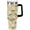 black-style-1, variant on Sunflower Bee Tumbler Flower Art Travel Mug | 40 OZ Tumbler with Handle and Straw Travel Mug Double Wall Vacuum Insulated Coffee Cup Birthday Gifts for Women