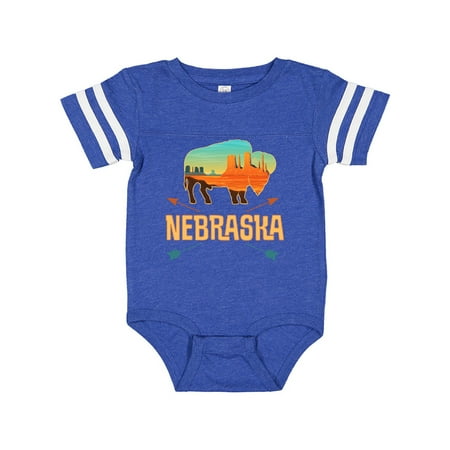 

Inktastic Nebraska Vacation Buffalo Gift Baby Boy or Baby Girl Bodysuit