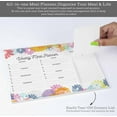 thumbnail image 2 of Inkdotpot Weekly Meal Planner Notepad 7"x10 , "Weekly Meal Planner" Magnetic Meal Planning Pad with Tear Off Grocery Shopping List for Fridge- Kitchen & Home - 54 Sheets -QW, 2 of 7