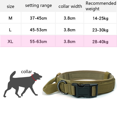 thumbnail image 3 of Collar de nailon ajustable para perro, correa de hebilla de Metal resistente, manija para entrenamiento de perros MFZFUKR CPB-US-YY17-3, 3 of 5