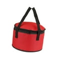 thumbnail image 1 of veasfak Sac Isotherme pour Aliments Sac de Restauration Réutilisable Pliable pour BBQ Magasinage Randonnée Rouge, 1 of 9