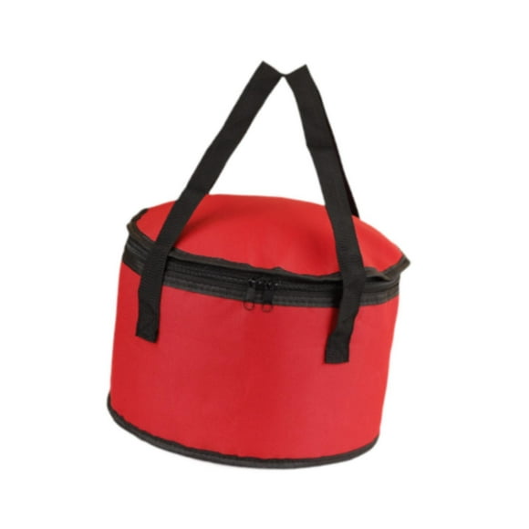 Bolsa de picnic aislante, bolsa de catering, a prueba de fugas, resistente, térmica, plegable, reutilizable, para barbacoa, compras, viajes, picnic, rojo
