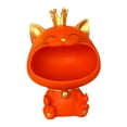 thumbnail image 6 of Cat Figurine Storage Box Ornament, Snack Holder Desk Organizer, Novelty Resin Animal Sculpture Lucky Cat Statue for Party Table Decoration Style B, 6 of 8