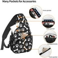 thumbnail image 4 of Sling Backpack Crossbody Sling Bag for Women Men Shoulder Bag Travel Hiking Daypack, 4 of 6