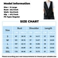 thumbnail image 3 of LISTHA Women's Summer Vest Vintage Cotton Linen Vest Loose Sleeveless Thin Vest Solid Color Waistcoat Jacket Beige 2XL, 3 of 5