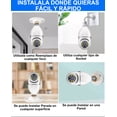 thumbnail image 4 of Camara Tipo Foco Wifi Panorámica 360º Full HD 1080p Visión Nocturna a Color PTZ Zinker, 4 of 6