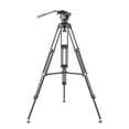 thumbnail image 7 of 3Pod 3Pod V3AH 3-Section Aluminum Video Tripod for Camera, Professional Camera Tripod with 2-Way Fluid Head, Mid-Level Spreader, Quick Release Plate, Max Load 8.8 Lbs., 61" Max Height Heavy Duty, 7 of 7