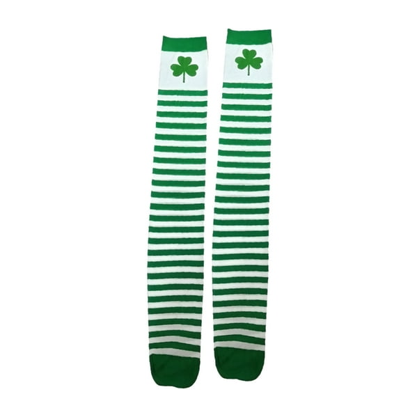 SASABAXI Irish Socks Elegant Green Leg Shaping Warmth 2Pairs 7.9In Accessories