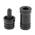thumbnail image 2 of maskred Pool Cue Joint Protector Protect Protector Cap Joint and End Shaft Pin Black Style A, 2 of 6