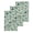 DarkSlateGray, variant on Boho Blue Floral Kitchen Dish Towels for Drying Dishes Set of 2, Farmhouse Botanical Vintage Paisley Flower Waffle Weave Microfiber Hand Tea Bathroom Towels Quick Dry & Absorbent Towel 12x12