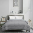 thumbnail image 1 of Safdie & Co. Solid Gray Reversible Comforter Set 7PC - Camden Double, 1 of 2