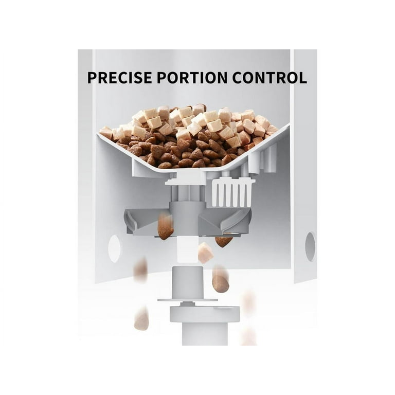 YumShare 5L Camera Pet Feeder, Smart Dual-hopper Cat Food