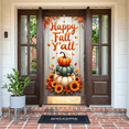 thumbnail image 4 of Decorative Design Fall Banner Happy Fall Y'all Pumpkin Harvest Celebration for Indoor Decoration Seasonal Party Autumn Festival, 4 of 8