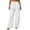 White, variant on KIHOUT Womens High Waisted Wide Leg Pants Pleated Front Casual Loose Fit Trousers Solid Color Flowy Palazzo Pants with Pockets for Women Daily