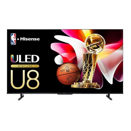 Restored Hisense 55-Inch Class U8 Series Mini-LED Pro+ ULED 4K UHD Google Smart TV (55U8N) - QLED Quantum Dot Color, Dolby Vision, Native 144Hz, Up to 3000-Nit, Full Array Local Dimming, Motion Rate 480 (Refurbished)