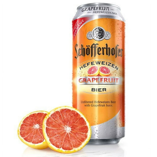 Schofferhofer Hefeweizen Grapefruit Bier Ale Beer, 12 fl. oz. can, 12 pk.