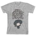 thumbnail image 3 of Beetlejuice Chibi Strange and Unusual Youth Athletic Gray Graphic Tee-XS, 3 of 4