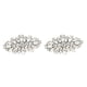 thumbnail image 1 of 2 piezas de zapatos de diamantes de imitación desmontables con clip para zapatos de dama accesorio de zapatos con hebilla blanco, 1 of 5