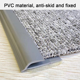 thumbnail image 3 of Whataatahia Protector de borde de 2 metros, tira de borde de alfombra de PVC, tiras de transición de piso de goma, borde autoadhesivo, 3 of 5