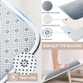thumbnail image 4 of Geometric Green and Gray Bathroom Set with Shower Curtain Sets Rugs Accessories, Black and Gray Modern Military Shower Curtain, Green Bathroom Decor 4 Pcs, 4 of 8