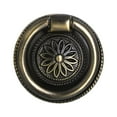 thumbnail image 3 of Utopia Alley HW133PLAB021 Medici Ring Pull  Antique Brass  1 5/8 inch Diameter, 3 of 8