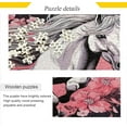 thumbnail image 2 of FREEAMG Vintage Horse Pink Puzzle 500 Pieces - Wooden Jigsaw Puzzles for Family Games - Suitable for Teenagers and Adults, 20.5"x14.9", 2 of 7