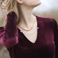 thumbnail image 4 of BESTYASH 2Pcs Elegant White Resin Sweater Chains with Cardigan Clips Stylish Necklace Accessories, 4 of 8