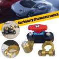 thumbnail image 2 of Hioecau Car Battery Power Cut-Off Switch Breaker 12V/24V Battery Disconnect Switch Universal Power Cut Off with Rotating Terminals for Cars Trucks & Boats, 2 of 8