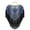 Blue, variant on Women 1920s Sequined Shawl Tassels Beaded Faux Pearl Fringe Solid Color Sheer Mesh Wrap Cape Cover Up V Neck See-through Cape