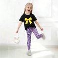 thumbnail image 5 of JUMEYU Toddler Outfits for Girls Summer Pullover Crossover Hoodie and Leggings Outfit Set Infant To Big Kid 3T 4T (Y,3-4 Years), 5 of 5