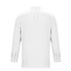 thumbnail image 5 of Blusa y camisa de manga larga con cuello vuelto para hombre, camisa informal de negocios a la moda con botones de color liso y cómoda, top de algodón para hombre, 5 of 5