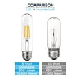 thumbnail image 7 of Luxrite T10 LED Bulb, 5W=60W Equivalent, 4000K Cool White, Vintage Bulb, 500 Lumens, Damp Rated, UL Listed, E26 6 Pack, 7 of 7
