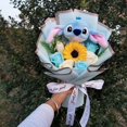 thumbnail image 5 of Muñecos de peluche de Lilo Stitch con ramo de flores de rosas de jabón, animales de peluche de anime, decoración del hogar, regalo de San Valentín y Navidad, 5 of 5