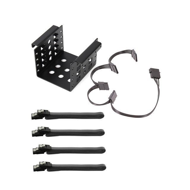 Caja Para Discos Duros Cuatro Discos Duros Disponibles Bandeja Para Discos Duros Disipación De Calor Estante Para Discos Duros Soporte Adaptador De Posicionamiento Preciso Para Computadora Doméstica Monstrate EL010198-00