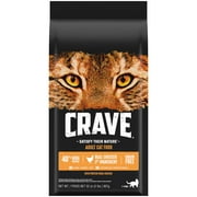 Crave Grain Free Adult High Protein Natural Dry Cat Food With Protein From Chicken, 2 Lb. Bag